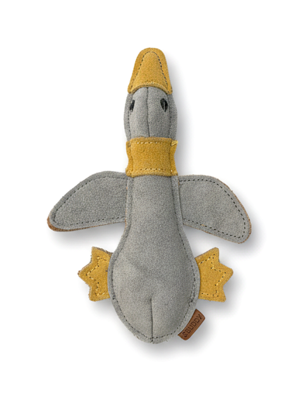 BUDDY. Hundespielzeug aus Leder "Kleine Ente" BUDDY. Hundespielzeug aus Leder "Kleine Ente"