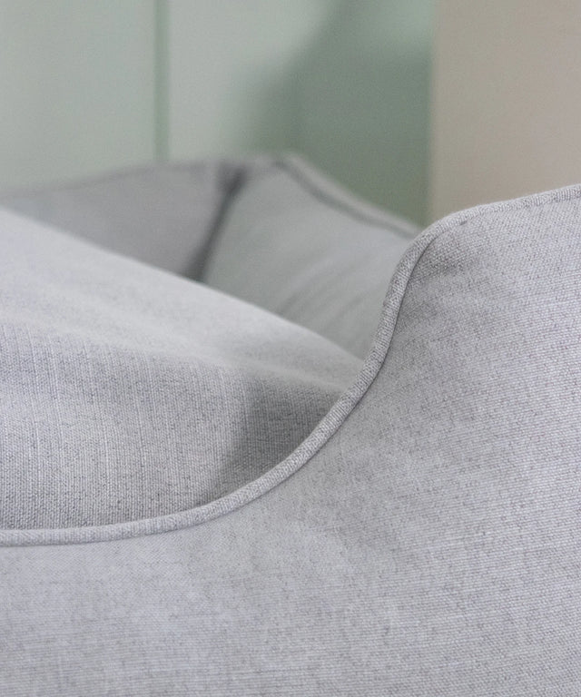 BUDDY. Hundebett mit Rand - grau/blau - aus recycelten Materialien - bei BUDDY. Hundezubehör online kaufen BUDDY. Hundebett mit Rand - grau/blau - aus recycelten Materialien - bei BUDDY. Hundezubehör online kaufen