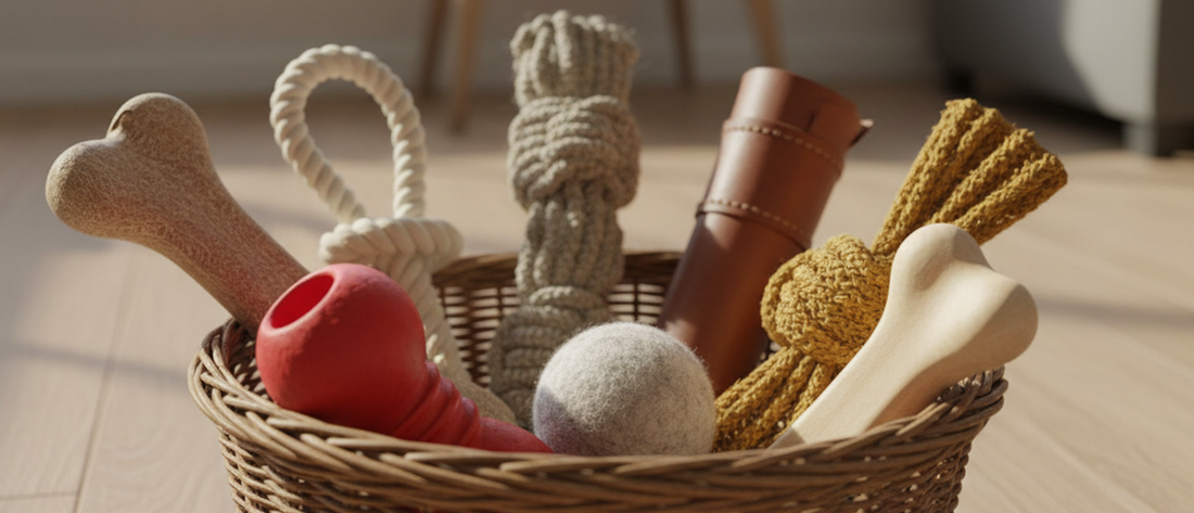 Warum natürliches Hundespielzeug besser ist: Eine nachhaltige Wahl für deinen Vierbeiner & die Umwelt