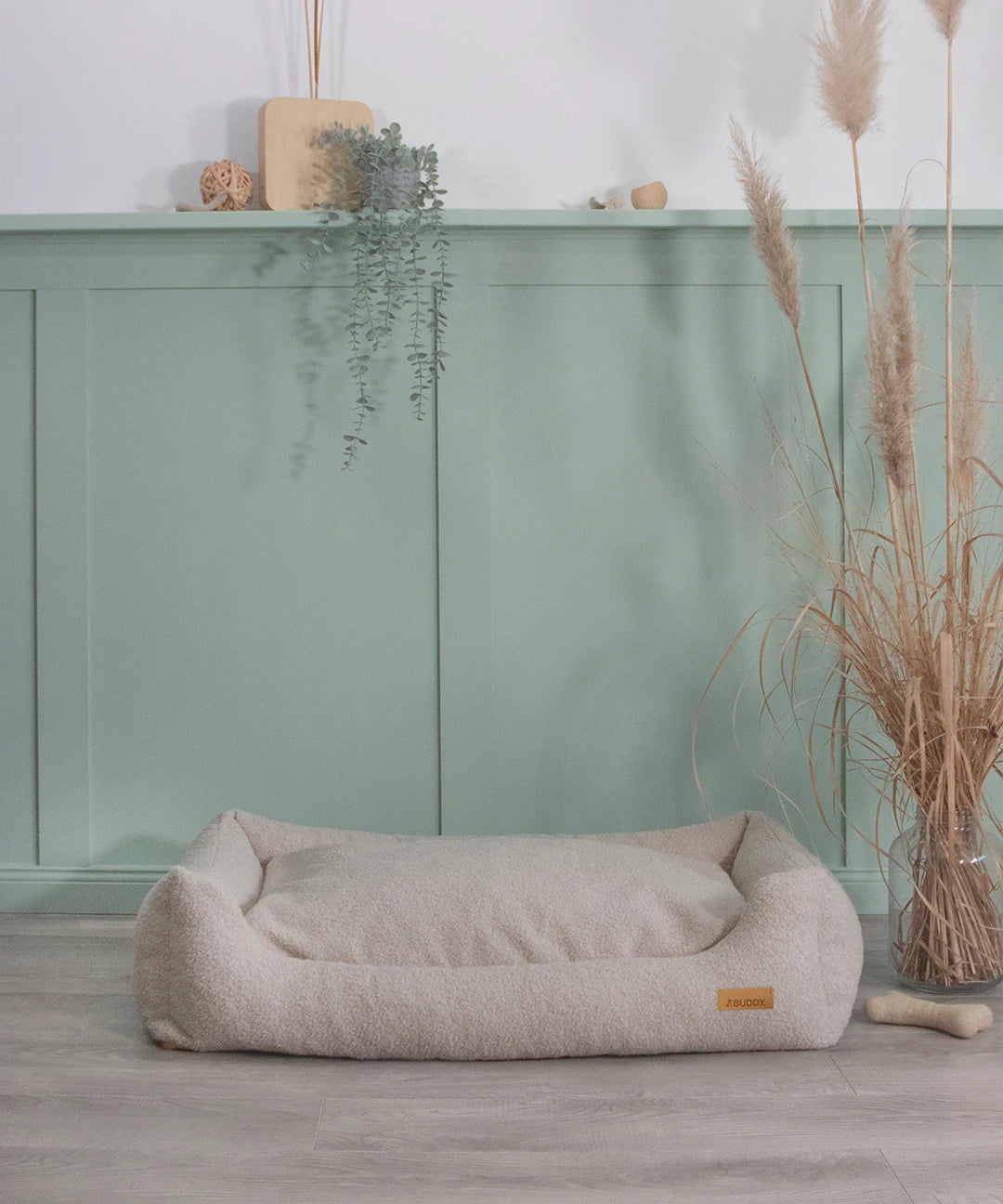 BUDDY. Hundebett mit Rand - LeFluff - aus recycelten Materialien 70 x 100 cm - natürliches Hundebetten bei BUDDY. Hundezubehör online kaufen