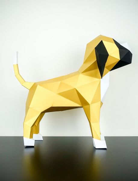 Papertrophy - 3D Dekofigur - Boxer - bei BUDDY. Hundezubehör online kaufen