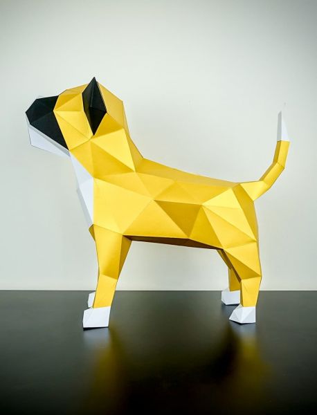 Papertrophy - 3D Dekofigur - Boxer - bei BUDDY. Hundezubehör online kaufen
