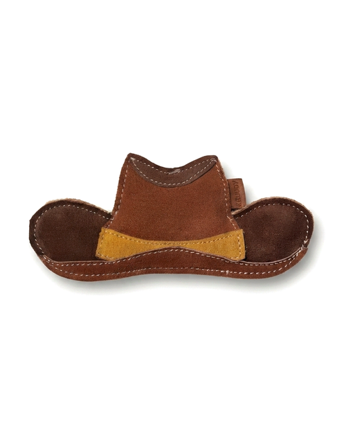 BUDDY. Hundespielzeug aus Leder "Cowboyhut" - natürliches Hundespielzeug bei BUDDY. Hundezubehör online kaufen
