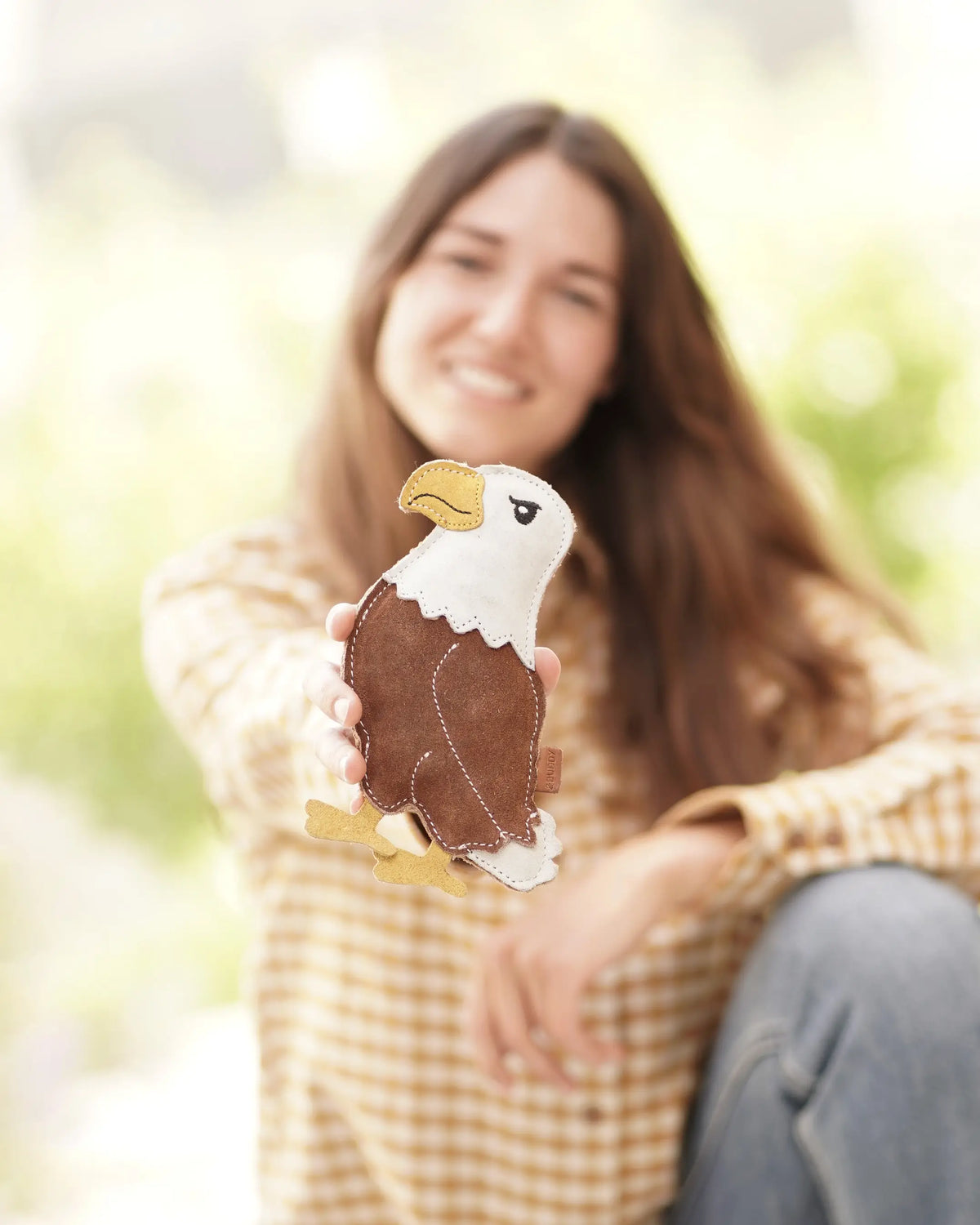 BUDDY. Hundespielzeug aus Leder "Adler" - natürliches Hundespielzeug bei BUDDY. Hundezubehör online kaufen