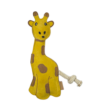 BUDDY. Hundespielzeug aus Leder "Giraffe" - natürliches Hundespielzeug bei BUDDY. Hundezubehör online kaufen