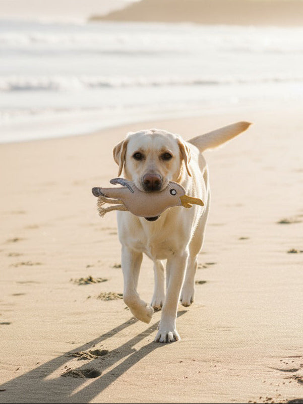 BUDDY. Hundespielzeug aus Leder "Möwe" - natürliches Hundespielzeug bei BUDDY. Hundezubehör online kaufen