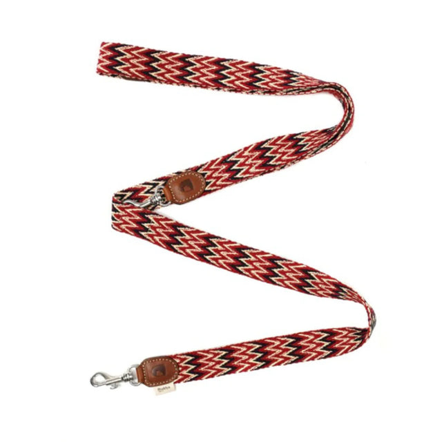 Buddys Dogwear - Red Peruvian - Verstellbare Leine 2m - bei BUDDY. Hundezubehör online kaufen