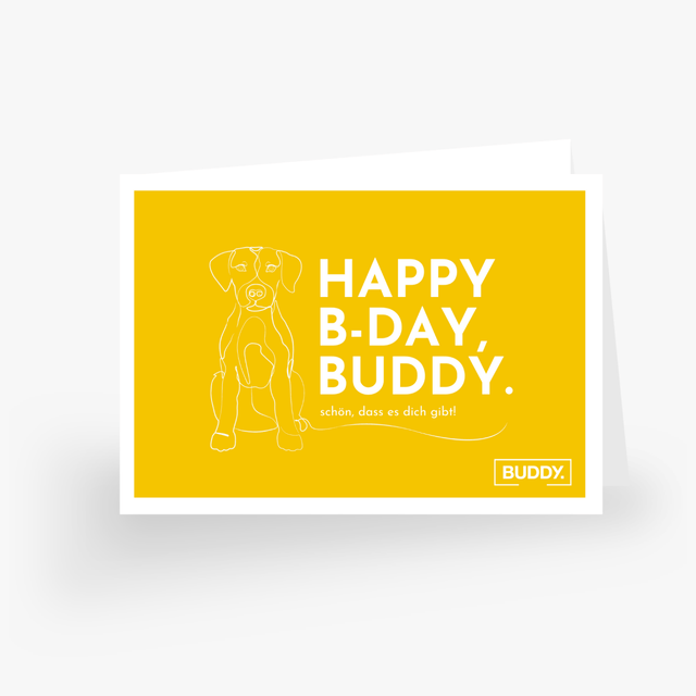 BUDDY. Geschenkgutschein - "Geburtstag" - zum Ausdrucken - bei BUDDY. Hundezubehör online kaufen BUDDY. Geschenkgutschein - "Geburtstag" - zum Ausdrucken - bei BUDDY. Hundezubehör online kaufen