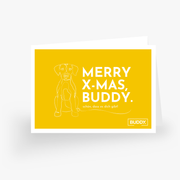 BUDDY. Geschenkgutschein - "Weihnachten" - zum Ausdrucken - natürliches Gutschein bei BUDDY. Hundezubehör online kaufen
