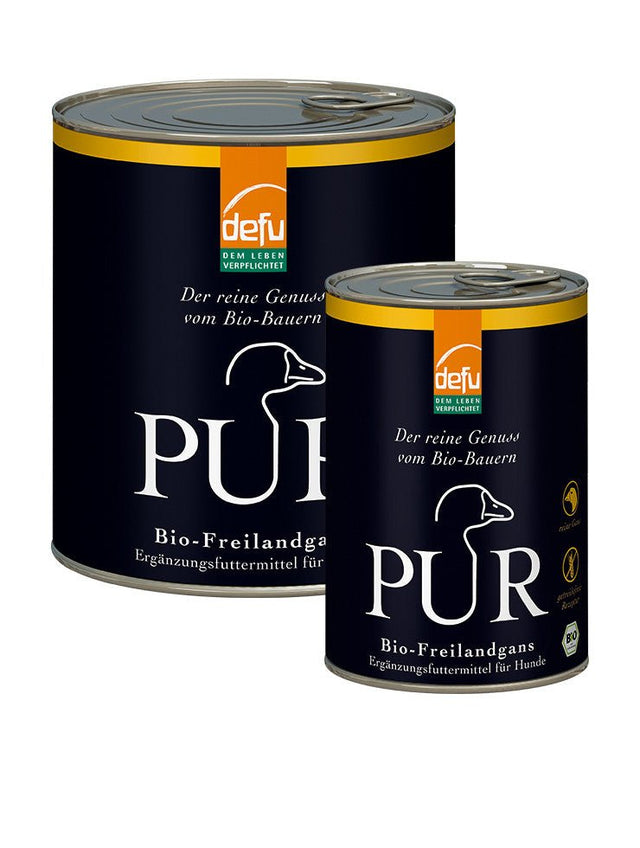 Defu - PUR - Bio-Freilandgans - 400 g - bei BUDDY. Hundezubehör