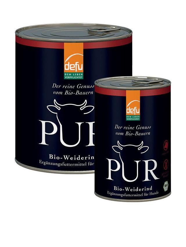 Defu - PUR - Bio-Weiderind - 400 g - bei BUDDY. Hundezubehör